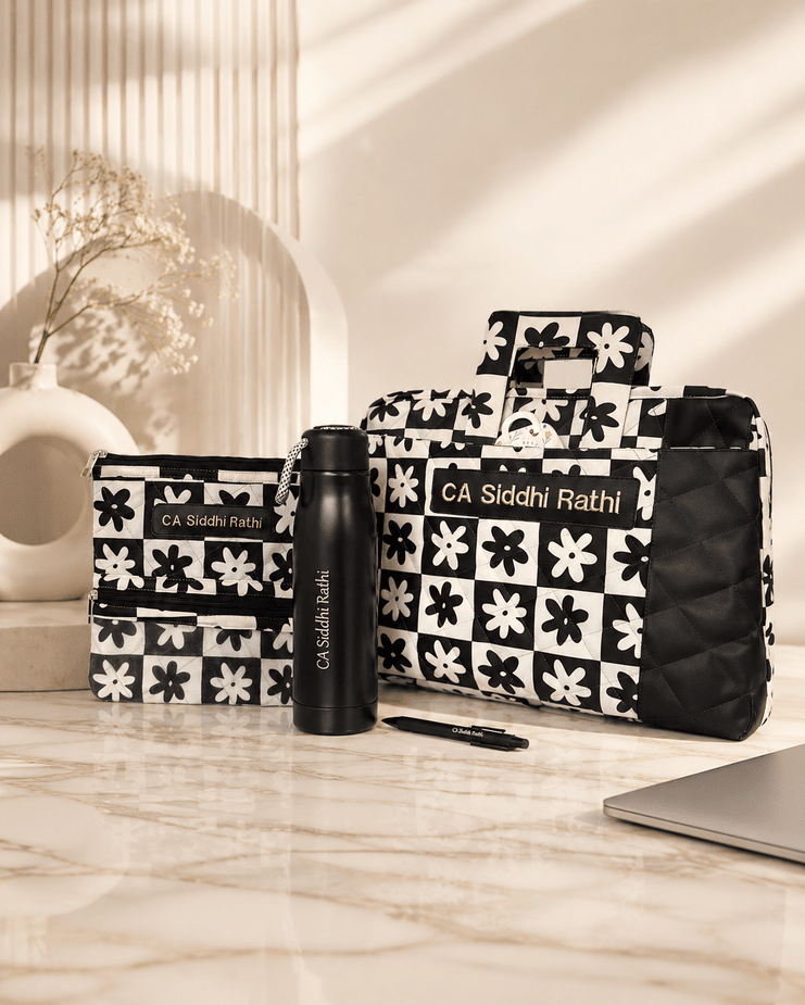 Personalised Laptop Sleeve Bag Set