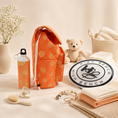 Personalised Orangilicious Drawstring Backpack