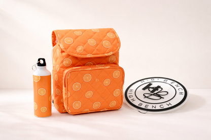 Personalised Orangilicious Drawstring Backpack