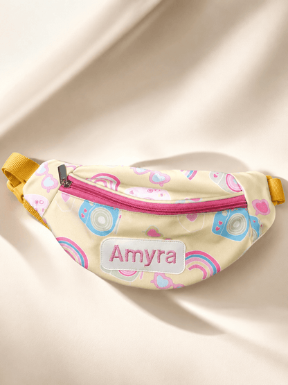 Personalized Rainbow Camera Planet Fanny Bag