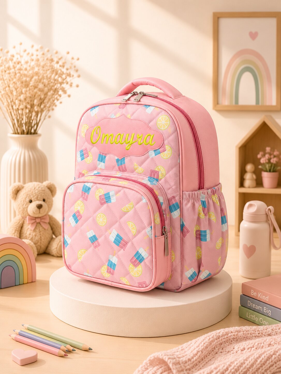 Icecream lemon School bag