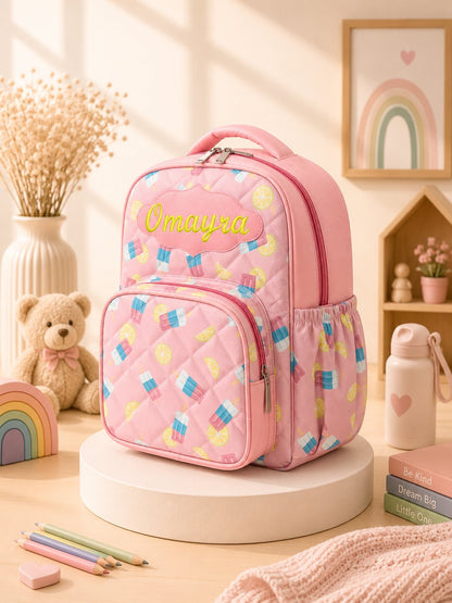 Icecream lemon School bag