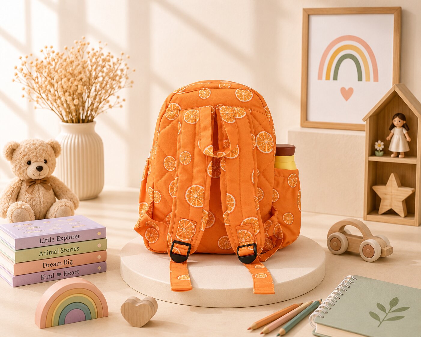Orange Slice School Bag