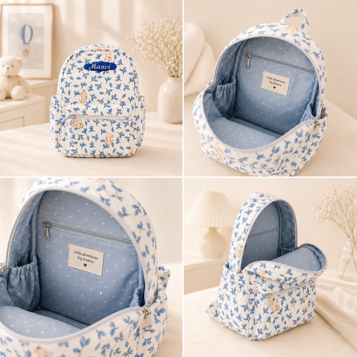 Rabbit Garden School Bag