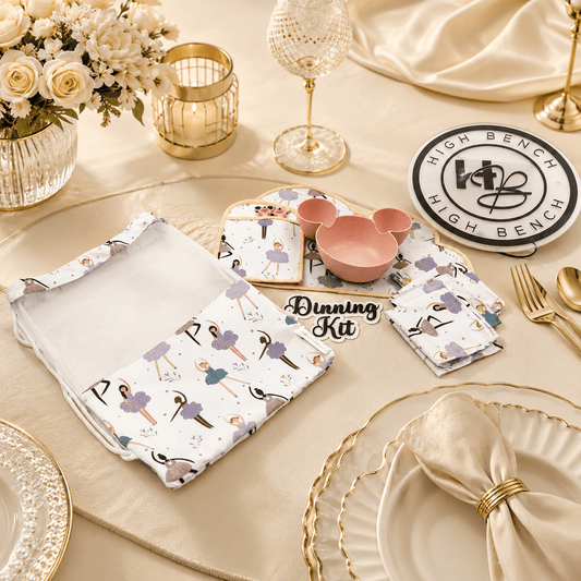 Premium Personalised Kids Ballerinas Dining Kit Set