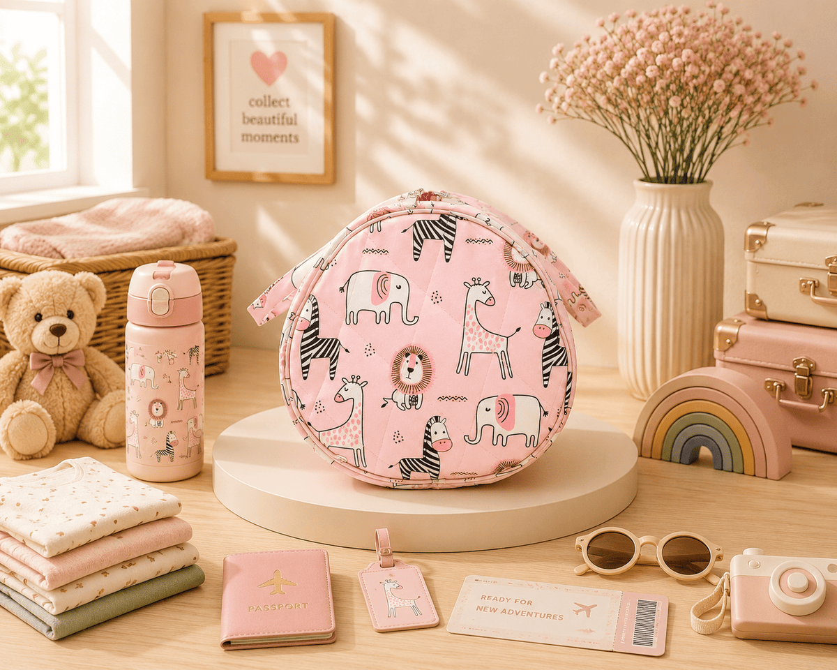 Pink Jungle Duffle Bag