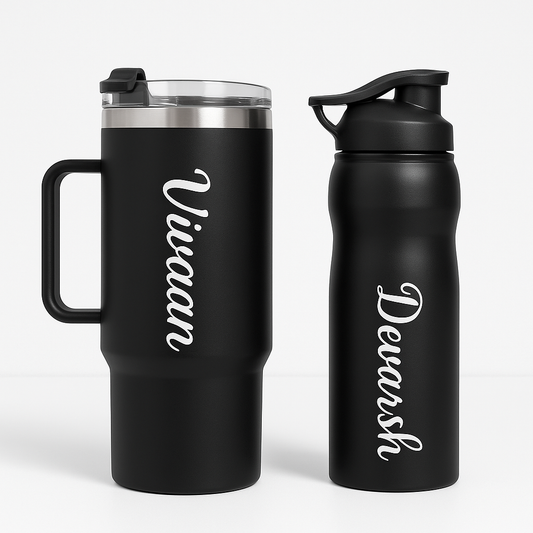 Black Insulated Bottle