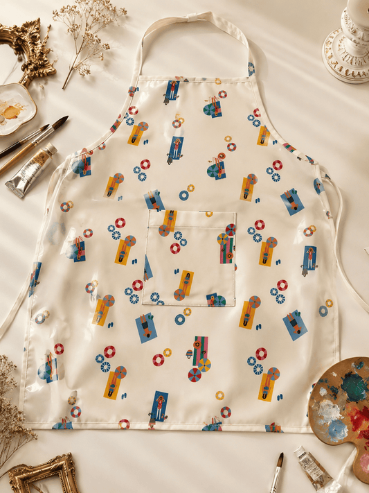 Premium Personalised Kids Beach Apron Set