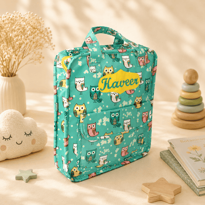 Personalised Owl style Art Drawing kit Bag