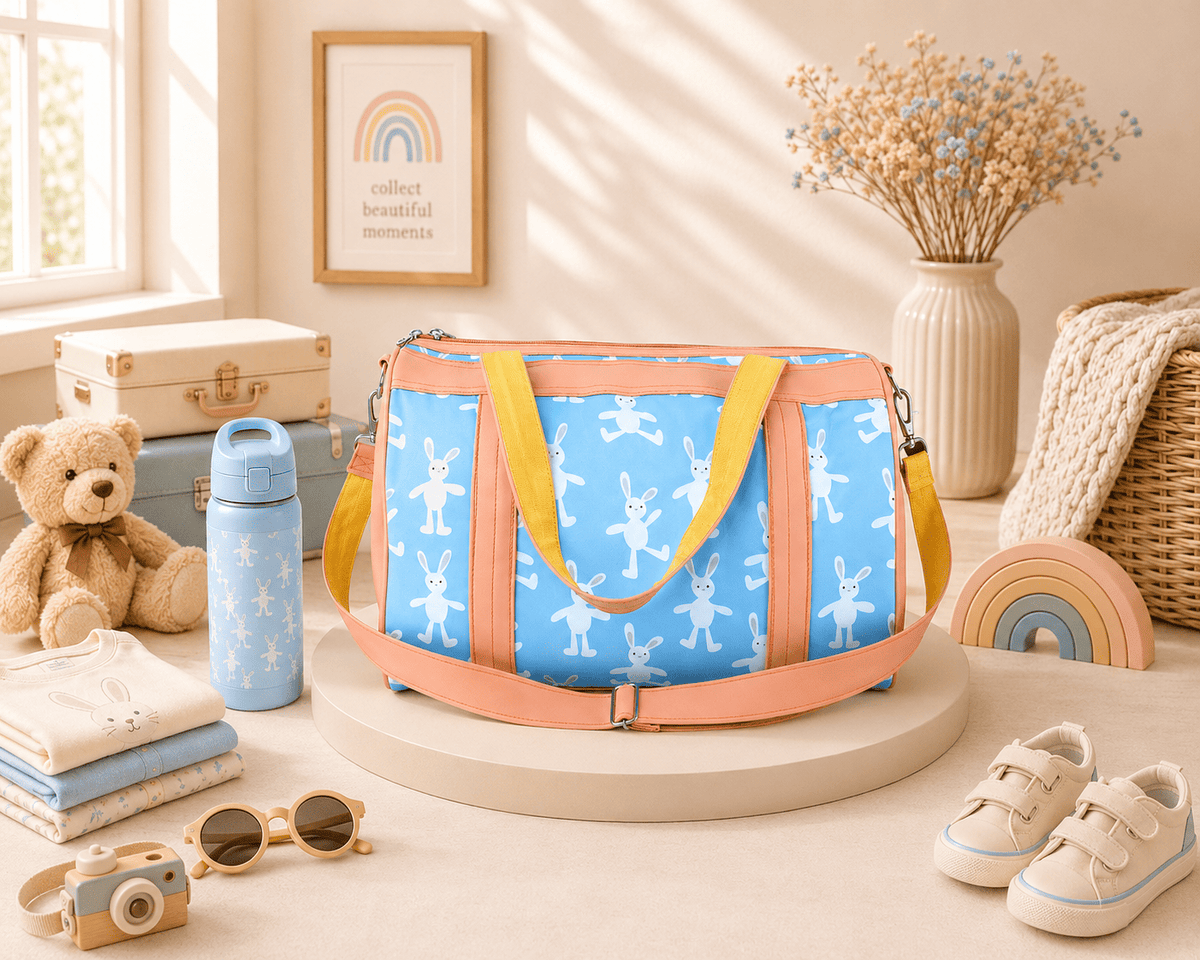 Jumping bunny  Duffle Bag