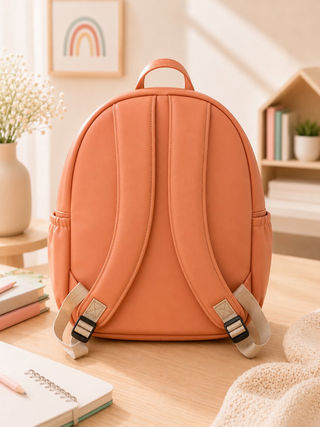 Peach Alsa School Bag