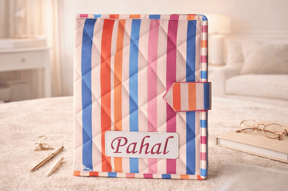 Personalized Colorful stripes Expandable Folder