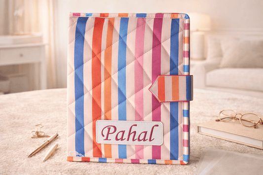 Personalized Colorful stripes Expandable Folder