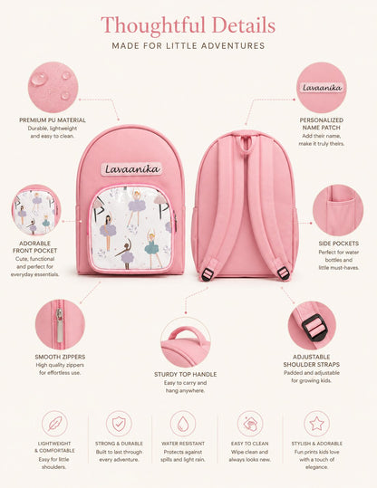 Alsa lavender school bag
