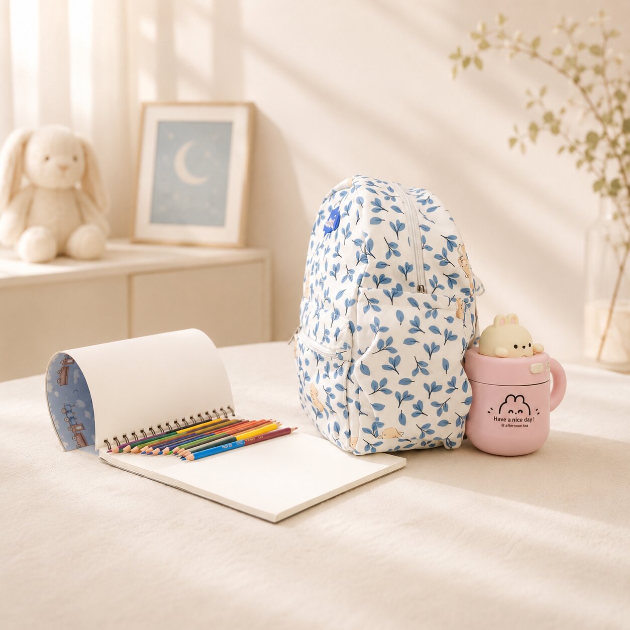 Rabbit Garden School Bag