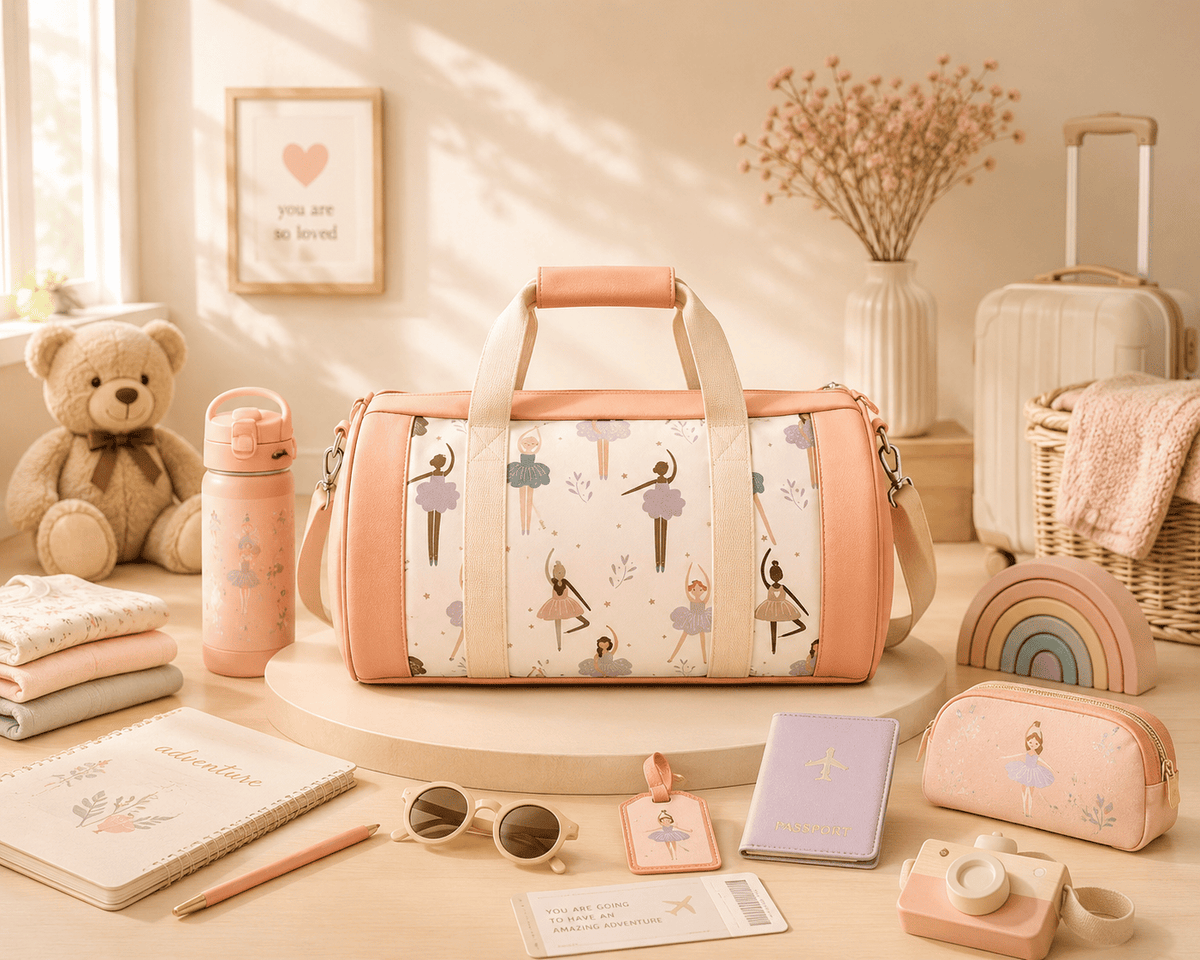 Peach Dancing Alsa Duffle Bag