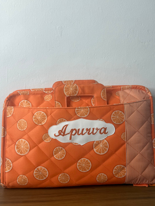 Orange Laptop sleeve bag