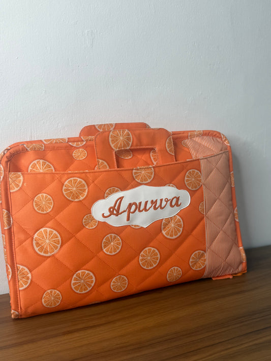 Orange Laptop sleeve bag