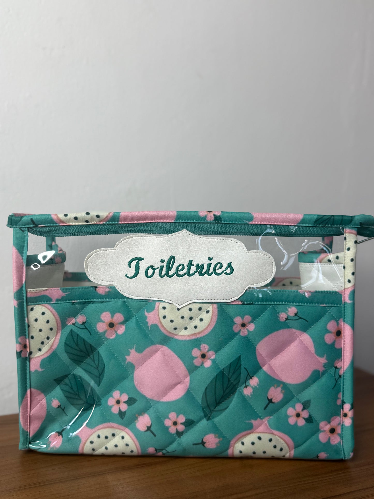 Fruit Print Toiletries Bag