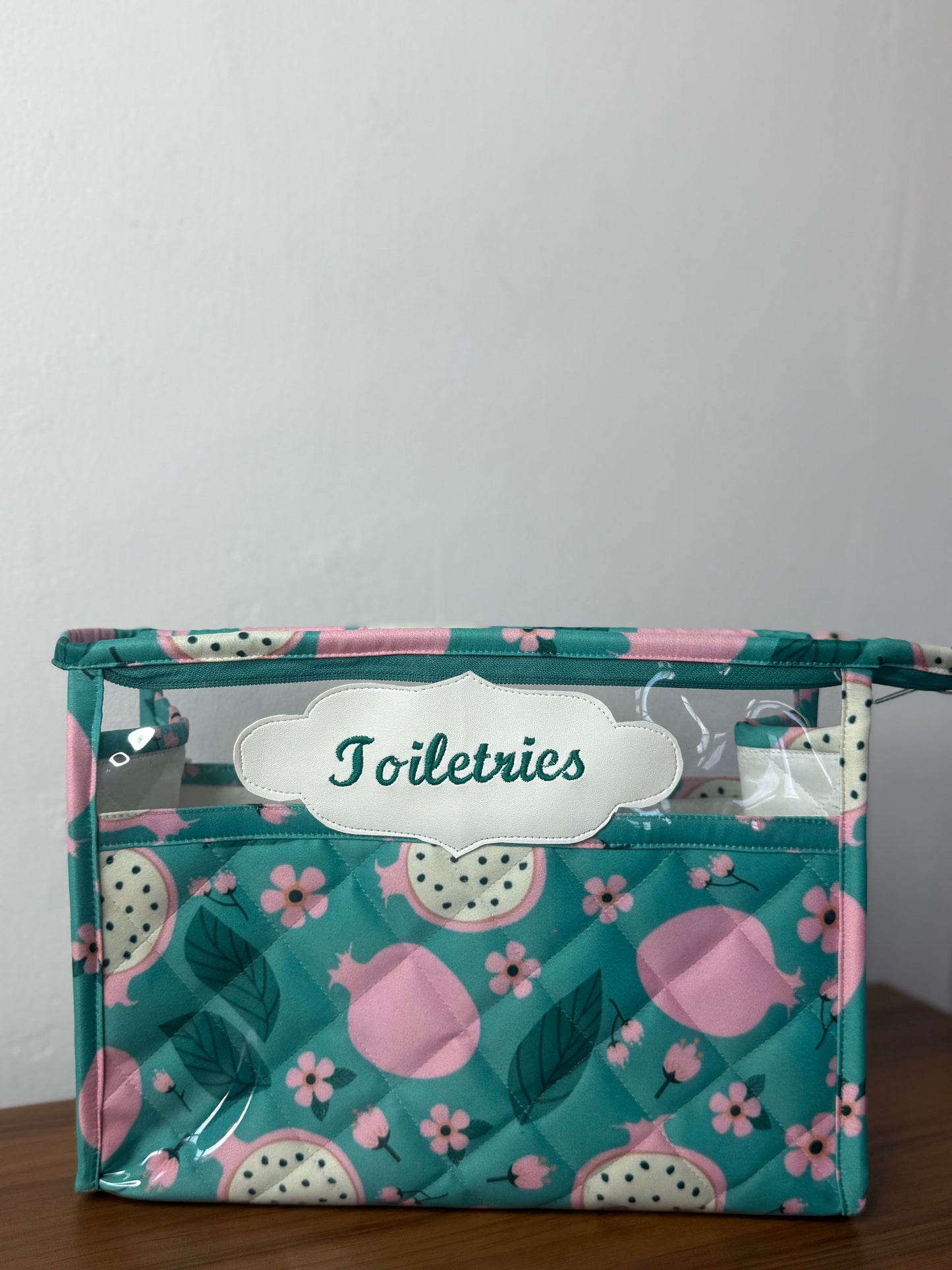 Fruit Print Toiletries Bag
