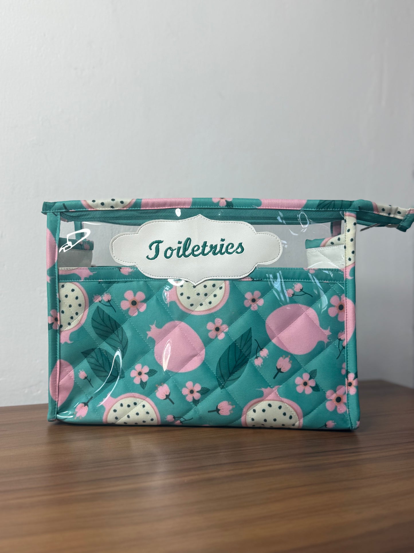 Fruit Print Toiletries Bag