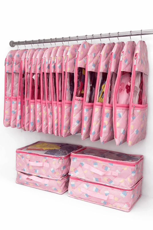 Personalised Icecream lemon Room Tidy Set