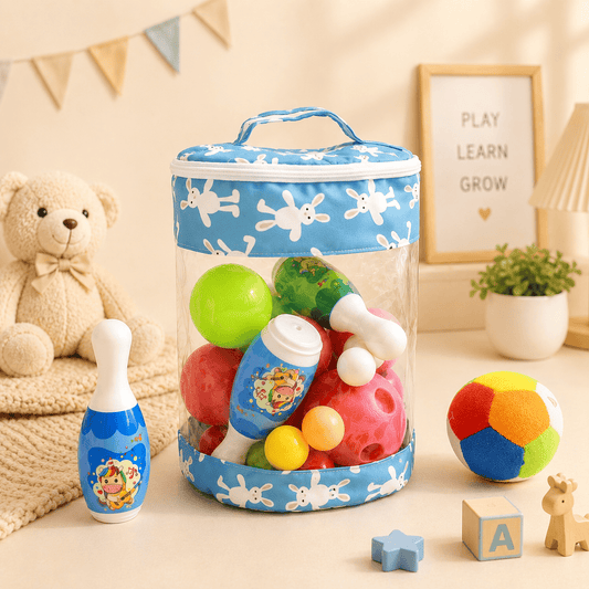 Personalized Kids Jumping Bunny Toy Storage Bag