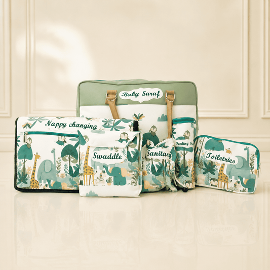 Jungle Safari Mommy Bag Set