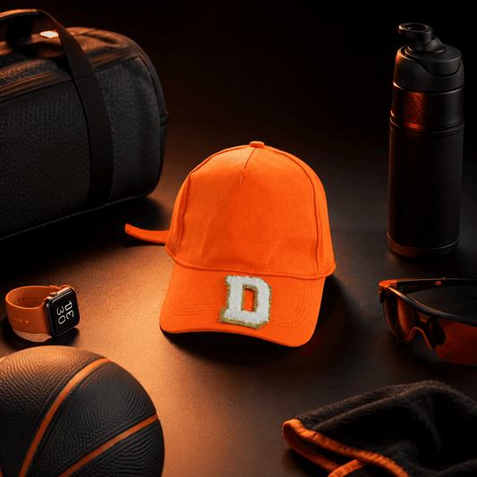 Personalized Orange Kids Cap