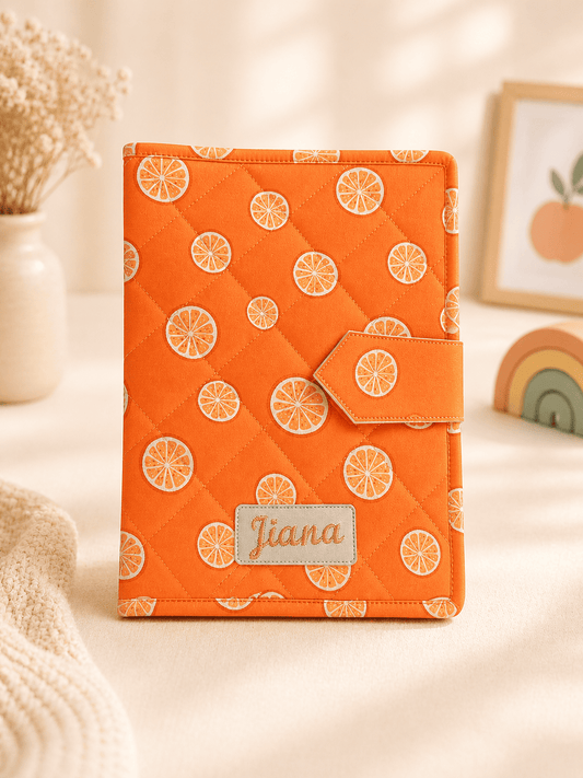 Personalized Orangilicious Expandable Folder