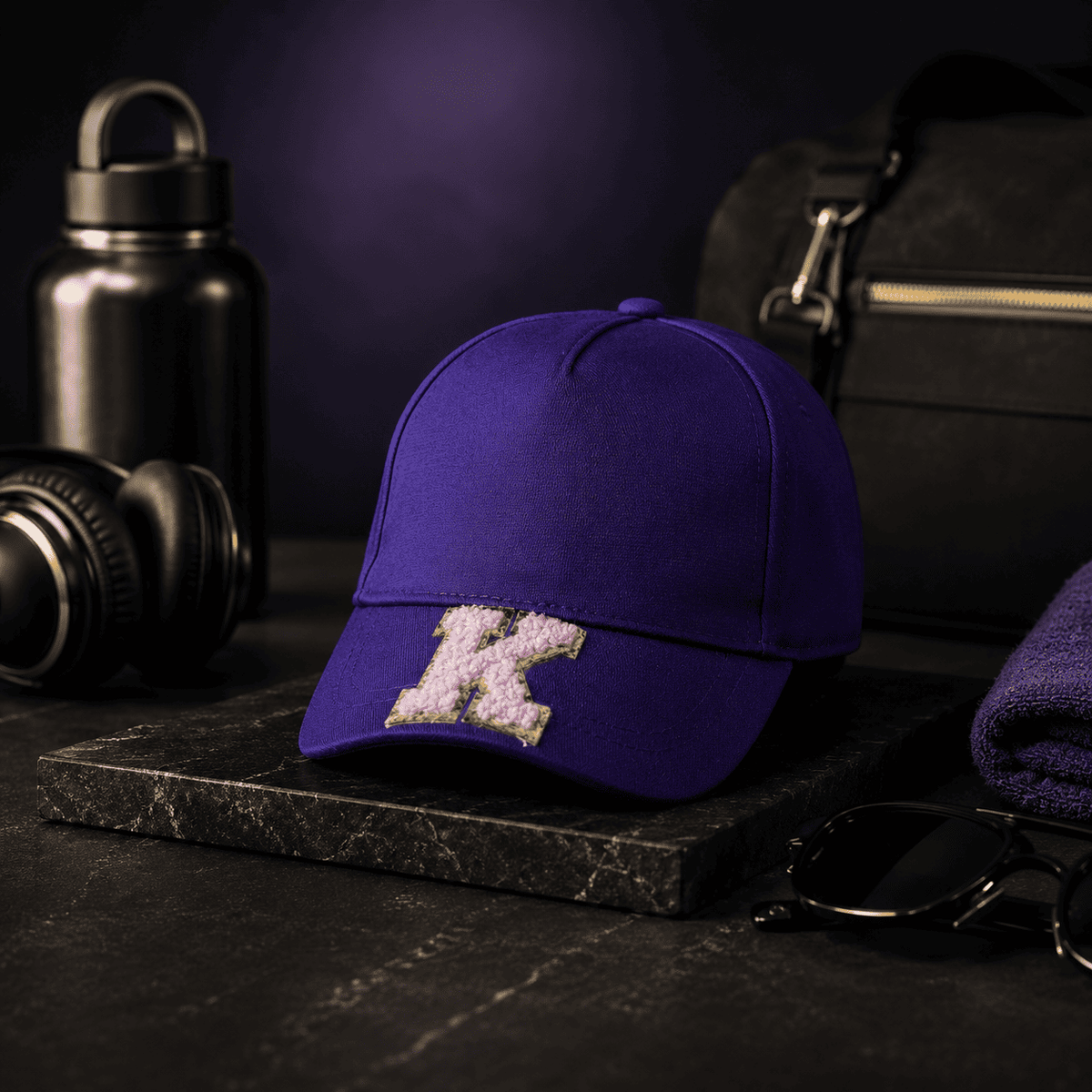 Personalized Purple Kids Cap