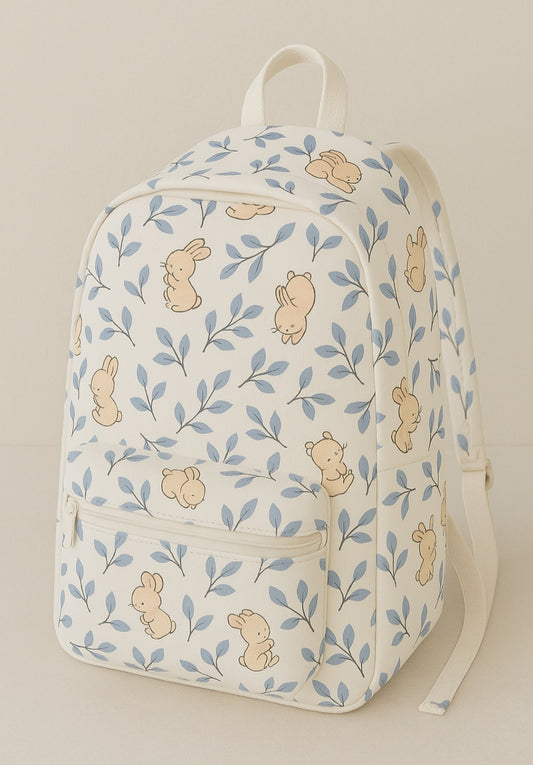Bunny Print School Bag