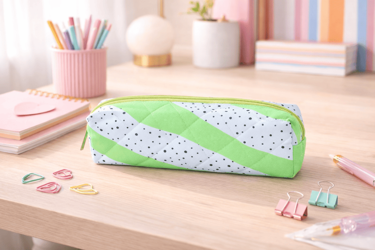 Wavy Dots Pencil Pouch