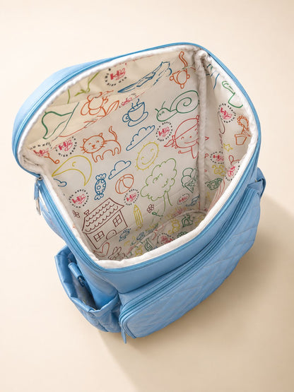 Blue Bunny Bliss Diaper Backpack