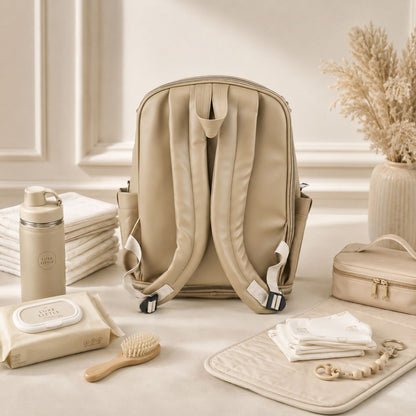 Pastel Hearts Luxe Diaper Backpack