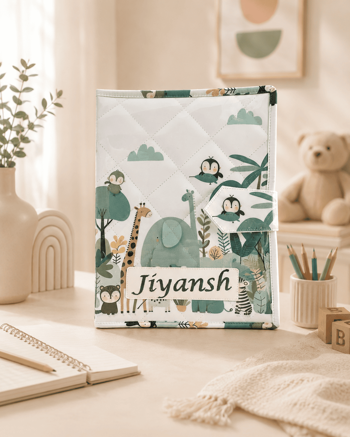 Personalized Jungle Safari Expandable Folder