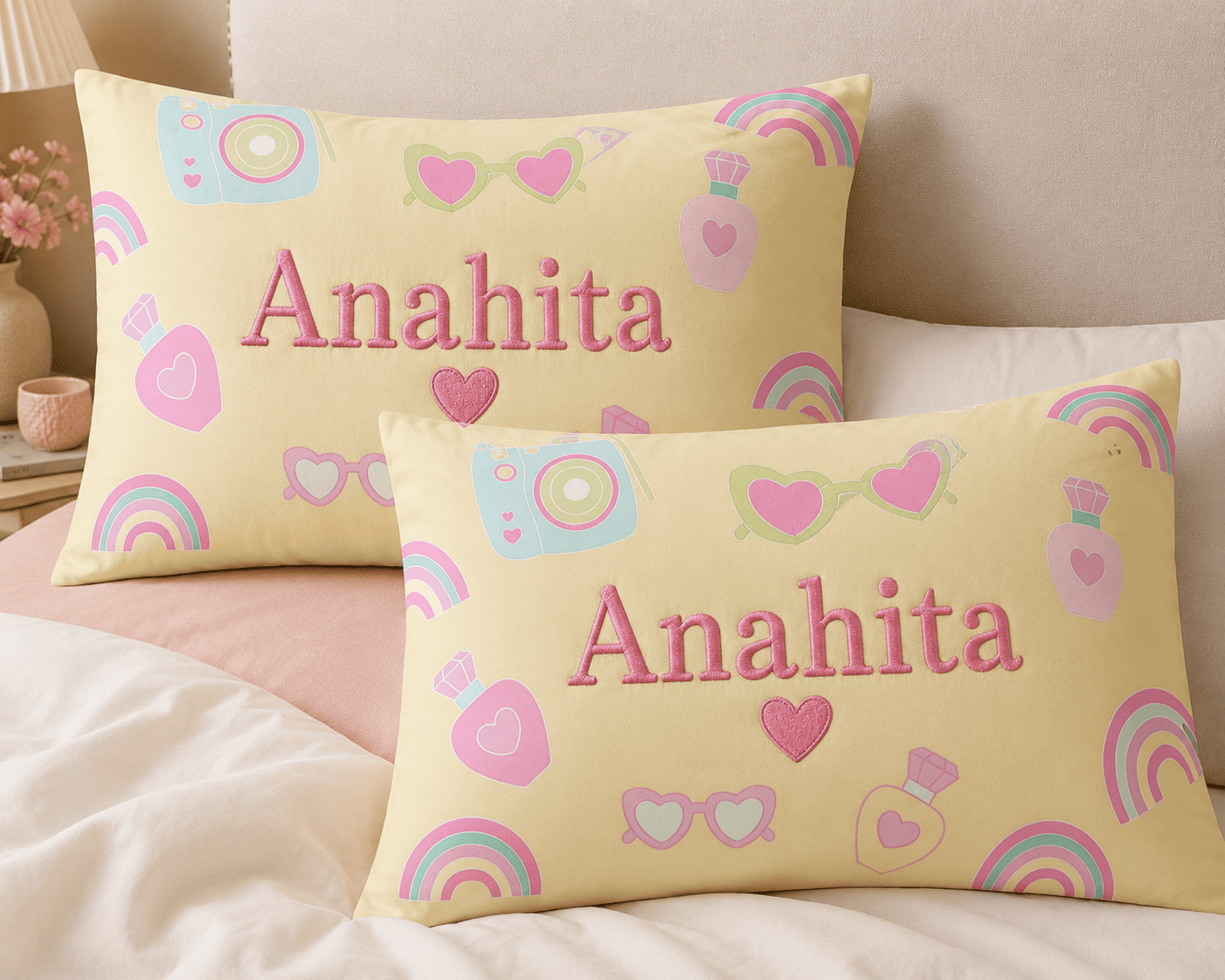Premium Pastel Vibes Baby Pillow